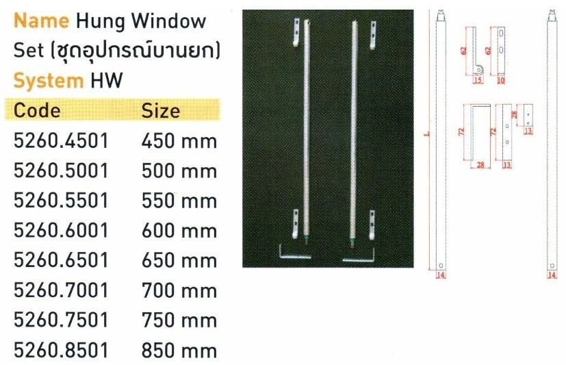 Hung Window Set