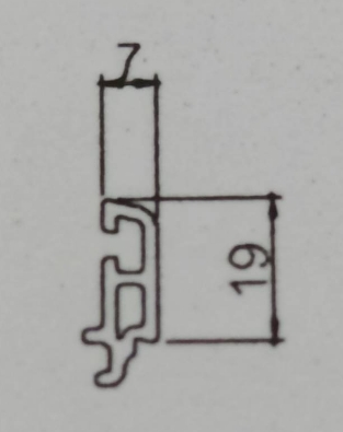 Glazing Bead 7 (Sliding) /13-504.107