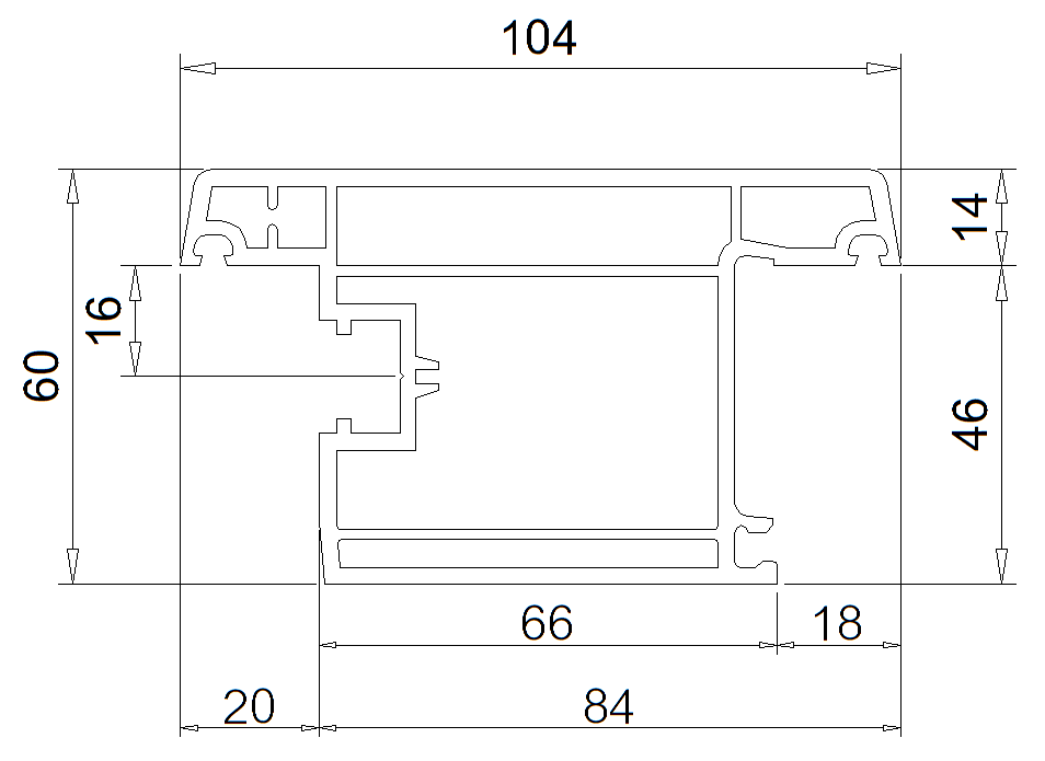 Casement Door Sash (Outward)