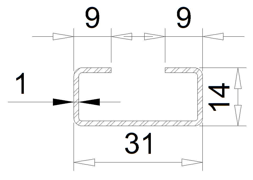 Steel For Sliding Frame 62/88/112