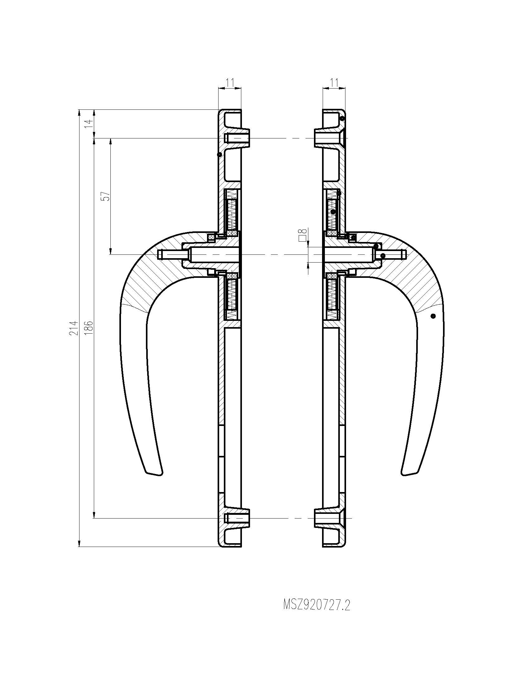 Door Handle Set PZ92