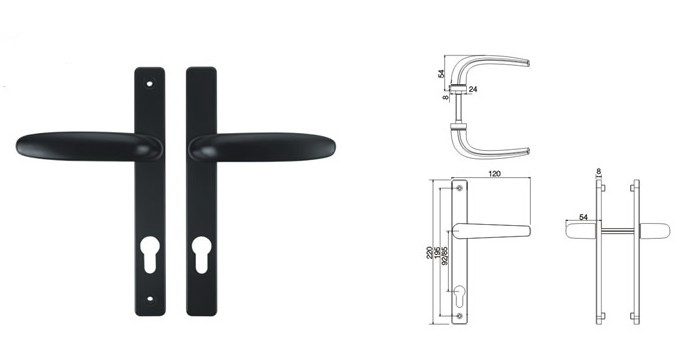 Entrance Handle Set, Spring